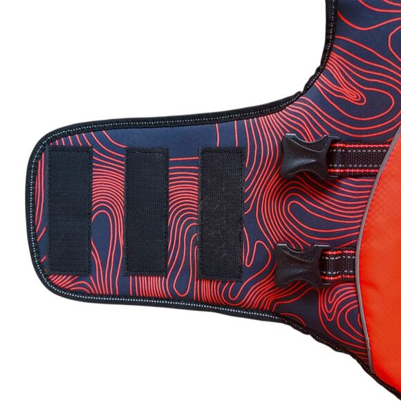 Arcadia Trail High Visibility Orange Dog Flotation Vest Life Jacket Size MED - Picture 6 of 11